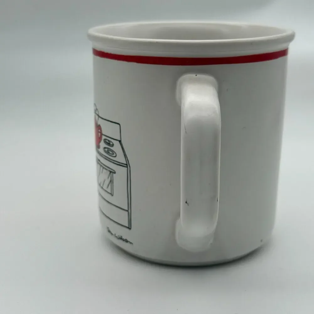 Vintage 1980 Ziggy Mug Love Talk Tom Wilson Fine Stoneware Coffee Cup Teapot 80s